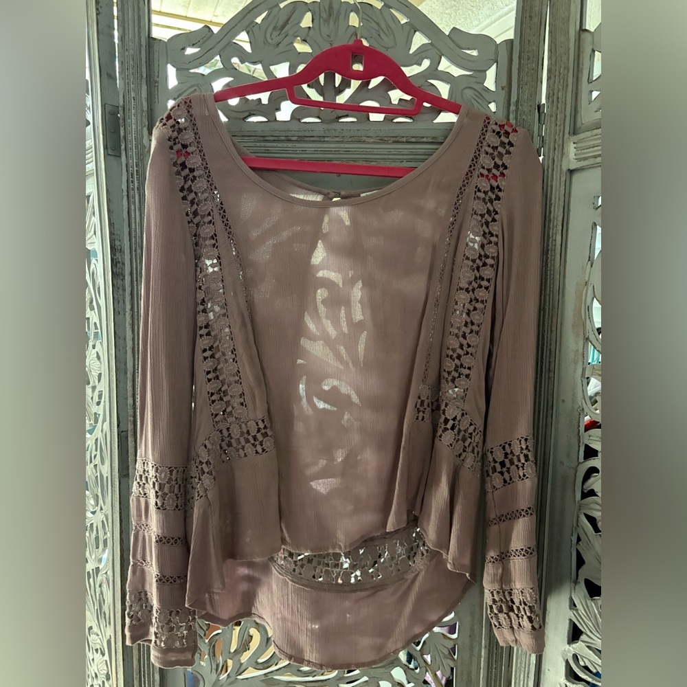 Patrons of Peace Dusty Pink Blouse